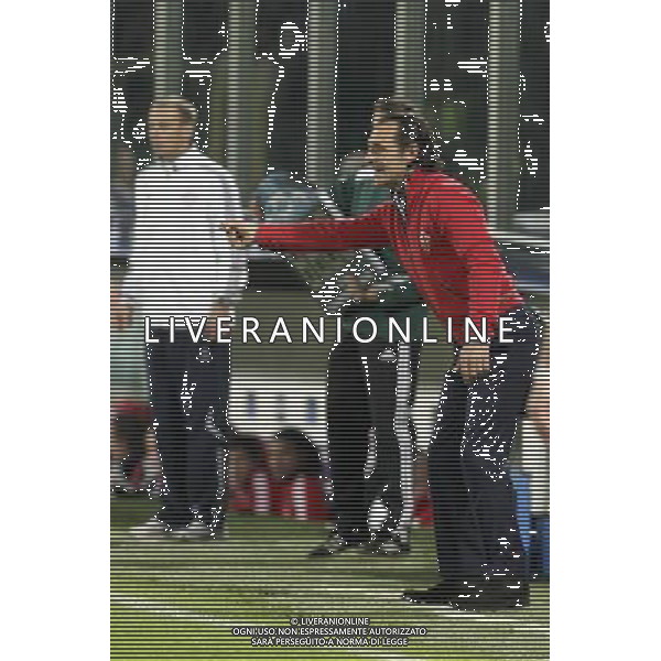 FIRENZE, 05 NOVEMBRE 2OO8 CHAMPIONS LEAGUE GIRONE ELIMINATORIO 2008 2009 FIORENTINA BAYERN MONACO NELLA FOTO: CESARE PRANDELLI ALLENATORE DELLA FIORENTINA FOTO AG. A. LIVERANI SAS