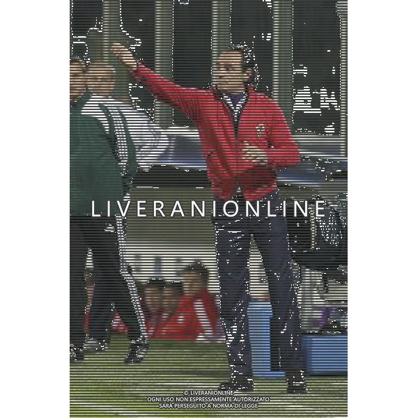 FIRENZE, 05 NOVEMBRE 2OO8 CHAMPIONS LEAGUE GIRONE ELIMINATORIO 2008 2009 FIORENTINA BAYERN MONACO NELLA FOTO: CESARE PRANDELLI ALLENATORE DELLA FIORENTINA FOTO AG. A. LIVERANI SAS