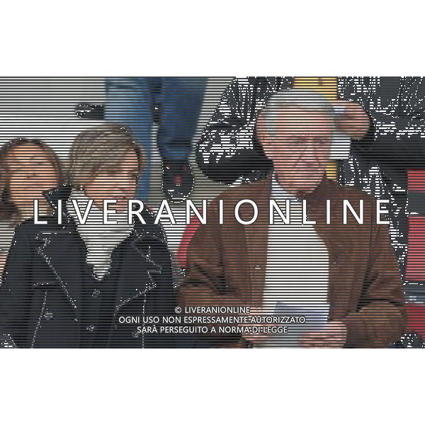 ARCHIVIO FRANCESCA MENARINI PRESIDENTESSA DEL BOLOGNA NELLA FOTO CON IL PADRE RENZO MENARINI PH.AGENZIA ALDO LIVERANI SAS