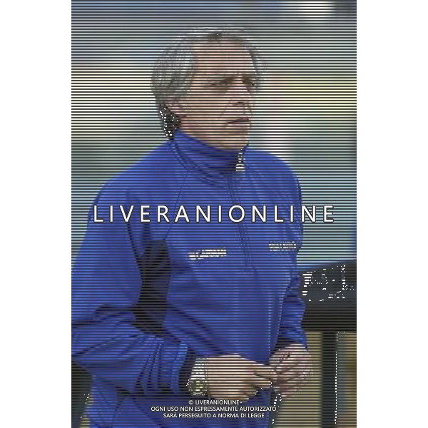 Pisa 05/11/2003 Pisa-Castelnuovo Coppa Italia serie C Nella foto: Simonelli Giovanni, allenatore del Pisa.* Ph Gianni Nucci/Aldo Liverani