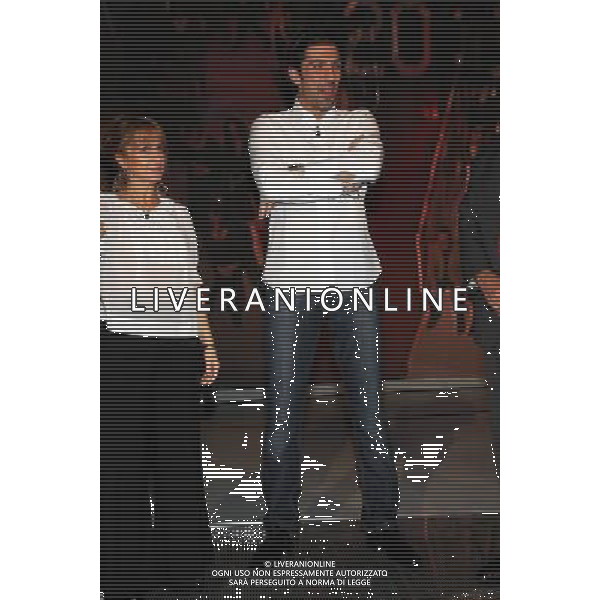 LUCIANA LITTIZZETTO - GIGI BUFFON TRASMISSIONE: \' CHE TEMPO CHE FA\' FOTO ANTONIO SORANO - AG. ALDO LIVERANI SAS