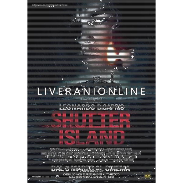 FILM\'Shutter island\' 2010 NELLA FOTO Locandina AG ALDO LIVERANI