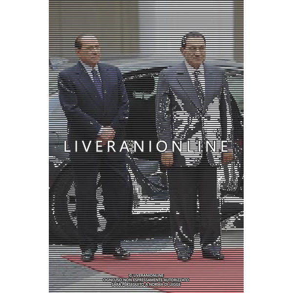 Roma - 23/09/2010 - Il Presidente del Consiglio Silvio Berlusconi incontra il Presidente della Repubblica Araba d\'Egitto Mohamed Hosny MUBARAK- ph. Corradetti / ©Aldo Liverani Sas