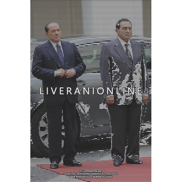 Roma - 23/09/2010 - Il Presidente del Consiglio Silvio Berlusconi incontra il Presidente della Repubblica Araba d\'Egitto Mohamed Hosny MUBARAK - ph. Corradetti / ©Aldo Liverani Sas
