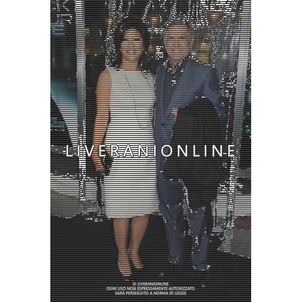 16 February 2011 - Westwood, California - Julie Chen and Les Moonves. \'Unknown\' Los Angeles Premiere held at the Regency Village Theater. Photo Credit: Byron Purvis/AdMedia AG. ALDO LIVERANI SAS ITALY ONLY *** Local Caption *** .