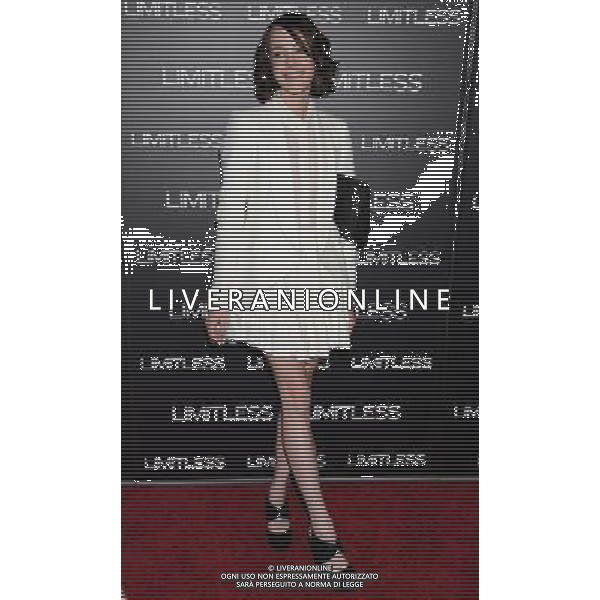 Jena Malone Photo by Gilbert Flores \'Limitless\' Los Angeles Premiere at the ArcLight Hollywood March 3, 2011 - Hollywood, California WORLD RIGHTS excluding USA, South Africa, Australia and Germany AG. ALDO LIVERANISAS ITALY ONLY *** Local Caption *** .