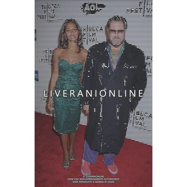 Rula Jebreal and Julian Schnabel attending The opening night of The Tribeca Film Festival Screening of \' The Union\' on April 20, 2011 at The Winter Garden at the World Financial Plaza in New York City. AG. ALDO LIVERANI SAS ITALY ONLY *** Local Caption *** .