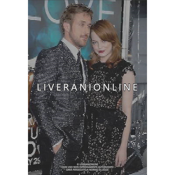 Ryan Gosling and Emma Stone at the \'Crazy, Stupid, Love.\' World Premiere - Arrivals at Ziegfeld Theater on July 19, 2011 in New York City.