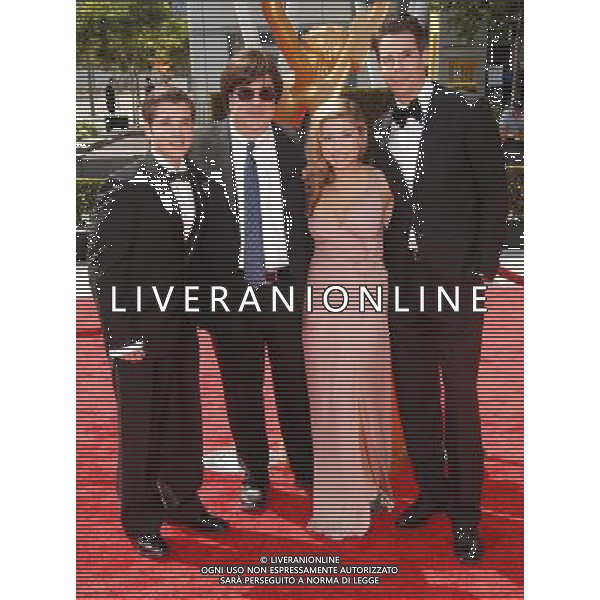 Nathan Kress, Dan Schneider, Jennette McCurdy and Jerry Trainor 2011 Primetime Creative Arts Emmy Awards at the Nokia Theatre L.A. Live September 10, 2011 - Los Angeles, California