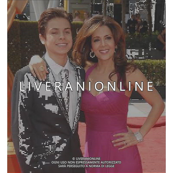 Jake T. Austin and Maria Canals Barrera 2011 Primetime Creative Arts Emmy Awards at the Nokia Theatre L.A. Live September 10, 2011 - Los Angeles, California