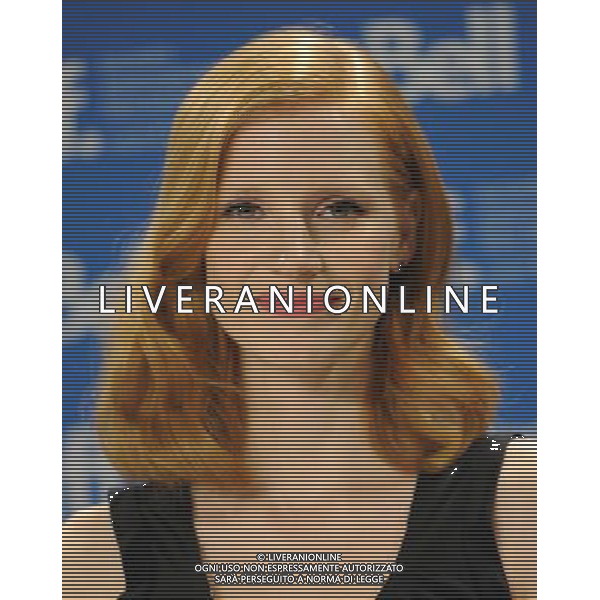 Picture Shows: Jessica Chastain attending the press conference for \'Coriolanus\' at the TIFF Bell Lightbox during the 2011 Toronto International Film Festival on Sunday September 11, 2011, Toronto, Canada. .