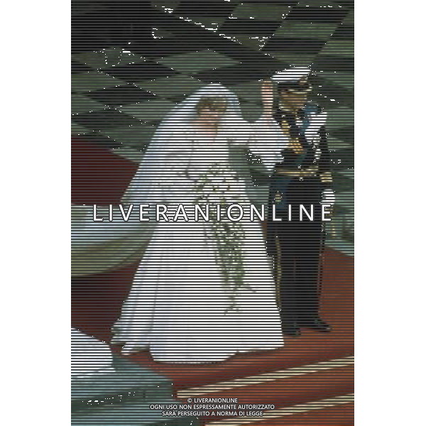 THE WEDDING OF HRH PRINCE OF WALES to LADY DIANA SPENCER St Paul\'s Cathedral, London Bandphoto Agency Photo B39 038144 29.07.1981 PHOTOSHOT/ALDO LIVERANI SAS - ITALY ONLY -