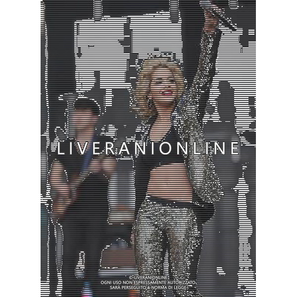  Rita Ora performing live at \'The Sound Of Change\'. Held at Twickenham Rugby Stadium, on Saturday 01, June 2013. ©photoshot/AGENZIA ALDO LIVERANI SAS - ITALY ONLY - EDITORIAL USE ONLY