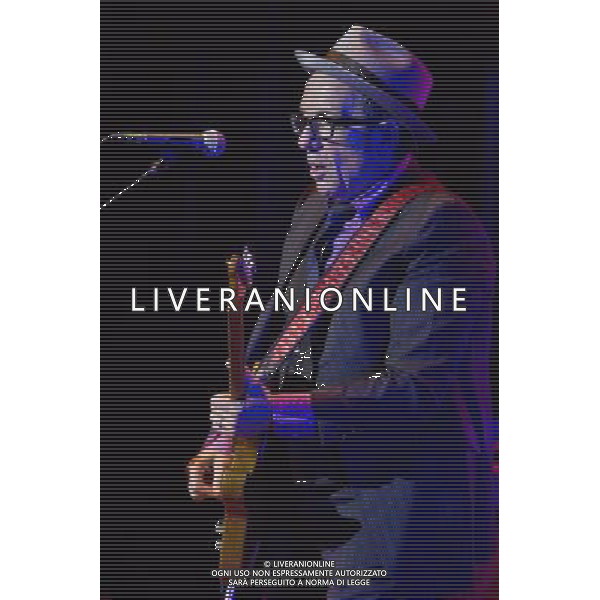 Elvis Costello performs live at Manchester Apollo, Manchester, England, 14th June 2013. ©photoshot/AGENZIA ALDO LIVERANI SAS - ITALY ONLY - EDITORIAL USE ONLY