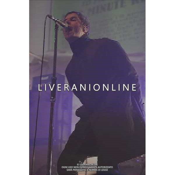 Liam Gallagher performs with Beady Eye at a fan club gig at the Ritz, Manchester, England, 19th June 2013. ©Photoshot/AGENZIA ALDO LIVERANI SAS-ITALY ONLY - EDITORIAL USE ONLY