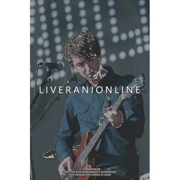 Miles Kane - Phill Anderson â€“ Bass Guitar, performing live in concert at ive at Hard Rock Calling 2013 on the Main Stage, Queen Elizabeth Olympic Park, London, United Kingdom Date: 30/06/2013 ©PHOTOSHOT/AGENZIA ALDO LIVERANI SAS - ITALY ONLY - EDITORIAL USE ONLY