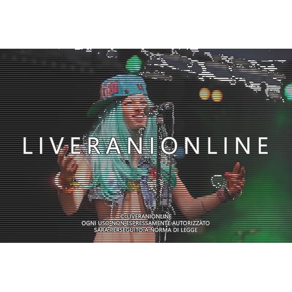 Love Supreme Jazz Festival at Glynde near Lewes, East Sussex. Kitten And The Hip pictured. Kitten Quinn vocals and Ashley Slater on brass. /AGENZIA ALDO LIVERANI SAS-ITALY ONLY - EDITORIAL USE ONLY