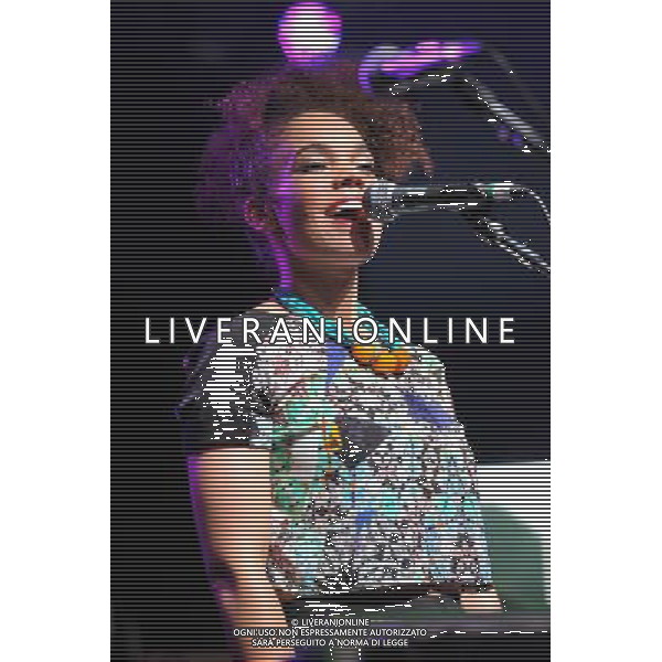 Love Supreme Jazz Festival at Glynde near Lewes, East Sussex. Andreya Triana pictured. /AGENZIA ALDO LIVERANI SAS-ITALY ONLY - EDITORIAL USE ONLY