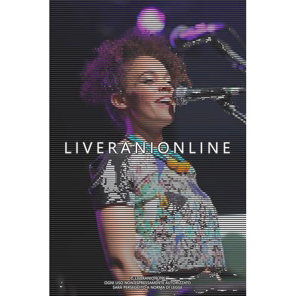 Love Supreme Jazz Festival at Glynde near Lewes, East Sussex. Andreya Triana pictured. /AGENZIA ALDO LIVERANI SAS-ITALY ONLY - EDITORIAL USE ONLY