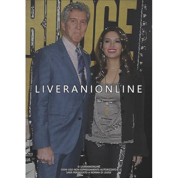 Michael Buffer and Christine Buffer attend the World Premiere of \'Grudge Match\' at the Ziegfeld Theatre in New Yok City on December 16, 2013. @Photoshot/Ag. Aldo Liverani s.a.s.-Only Italy-Editorial Use Only