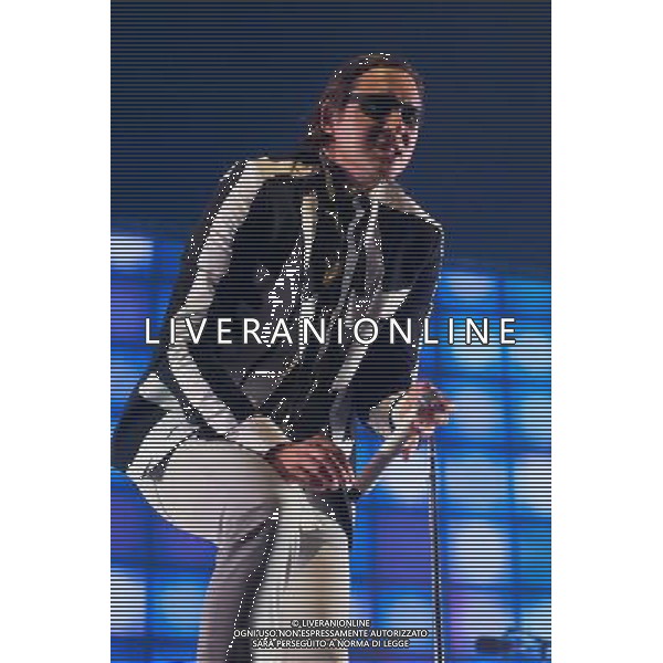 Arcade Fire plays Earls Court on 07/06/2014 at Earls Court, London. Persons pictured: Win Butler AG ALDO LIVERANI SAS ONLY ITALY