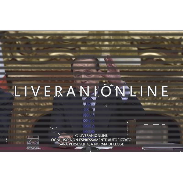 Conferenza Stampa di Silvio Berlusconi sul Presidenzialismo a Roma 18 giugno 2014 ©corradetti/Agenzia Aldo Liverani sas