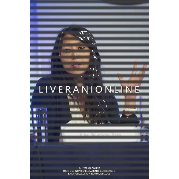 Dr Keyu Jin, Associate Professor of Economics, London Schoolof Economics speaks during the Margaret Thatcher Conference on Liberty in The Guildhall on the 18th of June 2014 in London, England. ©PHOTOSHOT/Agenzia Aldo Liverani sas - ITALY ONLY - EDITORIAL USE ONLY