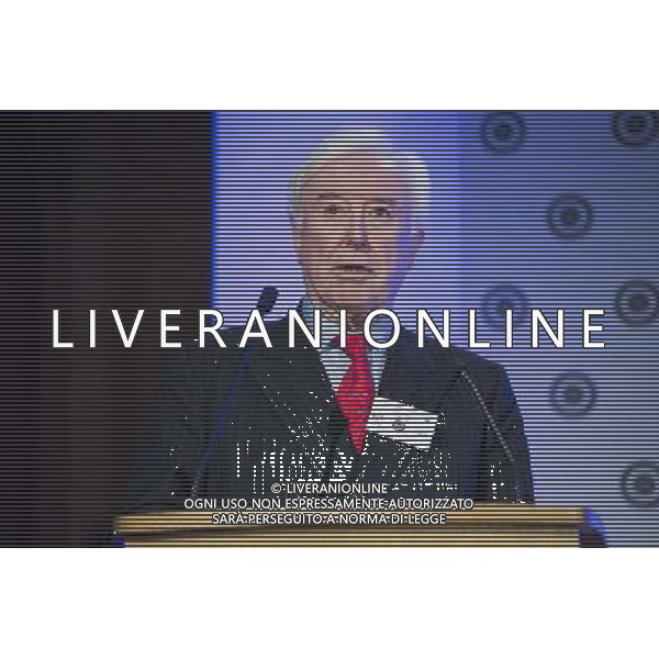 John O\'Sullivan, National review \' former senior adviser to Margaret Thatcher speaks during the Margaret Thatcher Conference on Liberty in The Guildhall on the 18th of June 2014 in London, England. ©PHOTOSHOT/Agenzia Aldo Liverani sas - ITALY ONLY - EDITORIAL USE ONLY