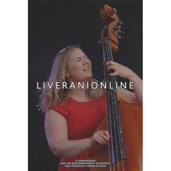 (140623) -- VANCOUVER, June 23, 2014 () -- Norwegian Ellen Brekken of Hedvig Mollestad Trio performs with band at 29th annual TD Vancouver International Jazz Festival in Vancouver, Canada on June 22, 2014. The festival runs until July 1. (/Sergei Bachlakov)(bxq) ©PHOTOSHOT/Agenzia Aldo Liverani sas - ITALY ONLY - EDITORIAL USE ONLY