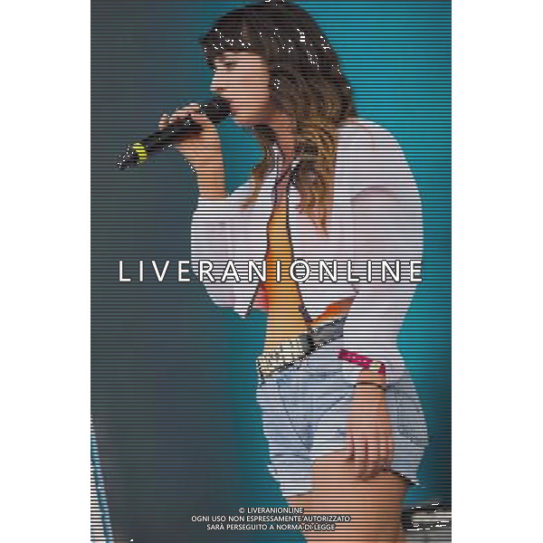Grammy Award winning Foxes (Louisa Rose Allen) performing live in concert on the mains stage at Wireless 2014 LONDON, Friday, Day One at Finsbury Park, London, United Kingdom Date: 04/07/2014 AG ALDO LIVERANI SAS ONLY ITALY
