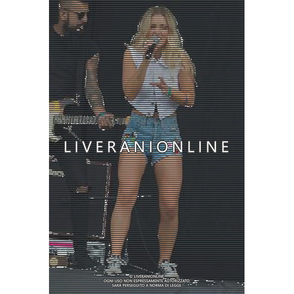 Alexa Goddard performing live in concert on the main stage at Wireless 2014 LONDON, Friday, Day 3 at Finsbury Prk, London, United Kingdom Date: 06/07/2014 ©PHOTOSHOT/Agenzia Aldo Liverani sas - ITALY ONLY - EDITORIAL USE ONLY