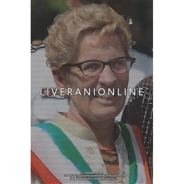 Toronto, Ontario, Canada. August 2, 2014 --- The Premier of Ontario KATHLEEN WYNNE attends the Panorama India Day celebrating the 68th anniversary of the independence of India. The celebrations took place in Toronto, Ontario, Canada. --- ©photoshot/Agenzia Aldo Liverani sas - ITALY ONLY - EDITORIAL USE ONLY - Il premier dell\'Ontario Kathleen Wynne durante i festeggiamenti del Panorama India Day che celebra il 68mo anniversario dell\'indipendenza dell\'India a Toronto, Canada 2 agosto 2014