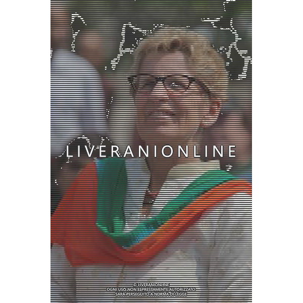 Toronto, Ontario, Canada. August 2, 2014 --- The Premier of Ontario KATHLEEN WYNNE attends the Panorama India Day celebrating the 68th anniversary of the independence of India. The celebrations took place in Toronto, Ontario, Canada. --- ©photoshot/Agenzia Aldo Liverani sas - ITALY ONLY - EDITORIAL USE ONLY - Il premier dell\'Ontario Kathleen Wynne durante i festeggiamenti del Panorama India Day che celebra il 68mo anniversario dell\'indipendenza dell\'India a Toronto, Canada 2 agosto 2014