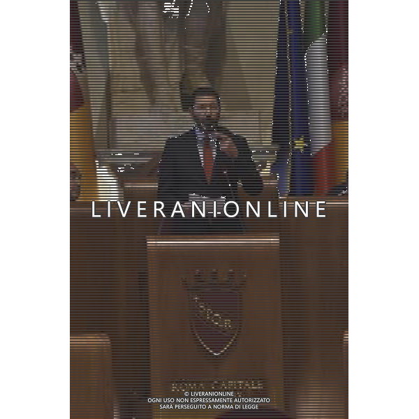 Consiglio Comunale a Roma pe discutere delle multe del sindaco Ignazio Marino 18 novembre 2014 ©Corradetti/AGENZIA ALDO LIVERANI SAS