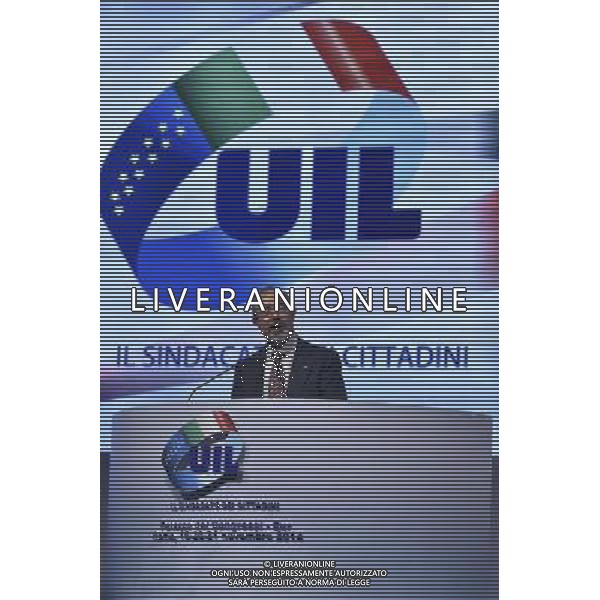 XVI Congresso Nazionale della UIL a Roma 21 novembre 2014 nella foto Carmelo Barbagallo ©Corradetti/Agenzia Aldo Liverani sas 