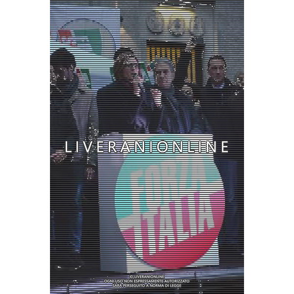 Manifestazione \' No Tax Day \' con comizio di forza Italia a Milano piazza S. Fedele 29 novembre 2014 nella foto Maria Stella Gelmini ©Gazzaniga/AGENZIA ALDO LIVERANI SAS