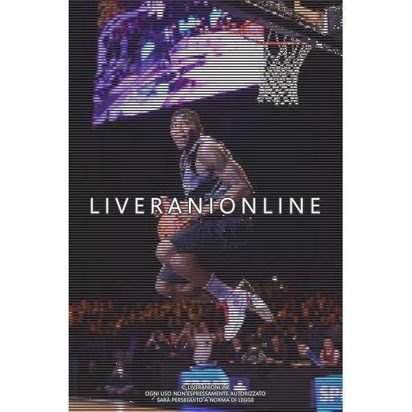 Billy Yakuba OUATTARA - concours de dunks - 03.01.2015 - All Star Game -Paris - Zenith Photo : Dave Winter / Icon Sport /Agenzia Aldo Liverani sas - ITALY ONLY - EDITORIAL USE ONLY