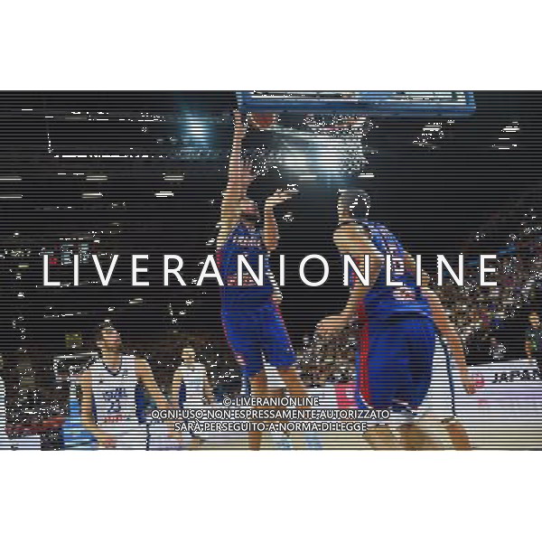 Joffrey Lauvergne / Rudy Gobert - 10.09.2015 - Israel / France - Euro Basket 2015 Photo : Alexandre Dimou / Icon Sport AG ALDO LIVERANI SAS ONLY ITALY