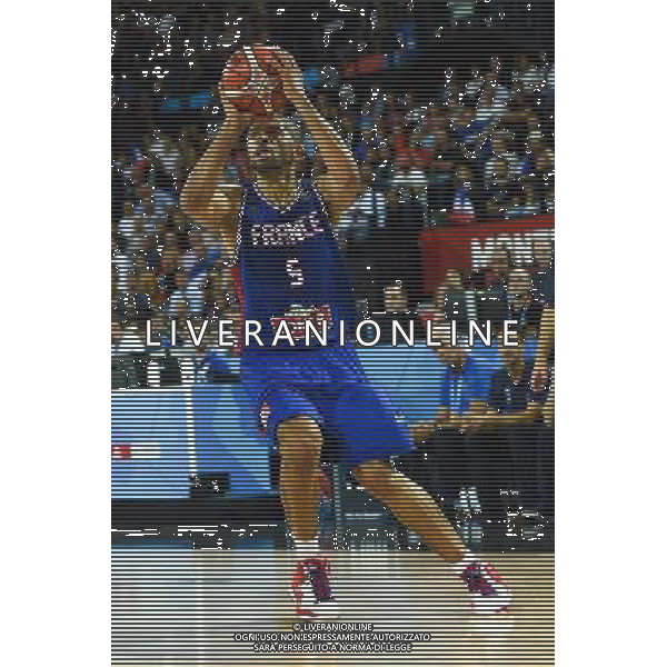 Nicolas Batum - 10.09.2015 - Israel / France - Euro Basket 2015 Photo : Alexandre Dimou / Icon Sport AG ALDO LIVERANI SAS ONLY ITALY