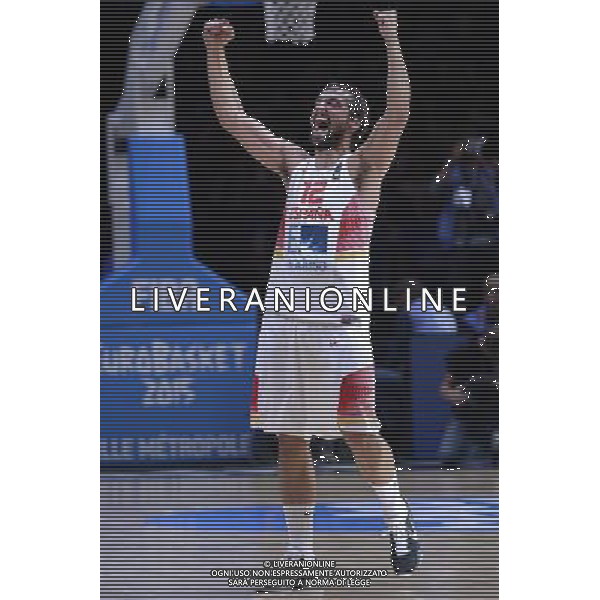 Sergio Llull - 17.09.2015 - France / Espagne - 1/2Finale Euro Basket 2015 -Lille Photo : Massimo Ceretti / Icon Sport AG ALDO LIVERANI SAS ONLY ITALY