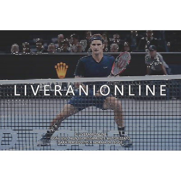 Roger FEDERER - 04.11.2015 - Jour 3 - BNP Paribas Masters Photo : Nolwenn Le Gouic / Icon Sport /Agenzia Aldo Liverani S.a.s. - ITALY ONLY EDITORIAL USE ONLY