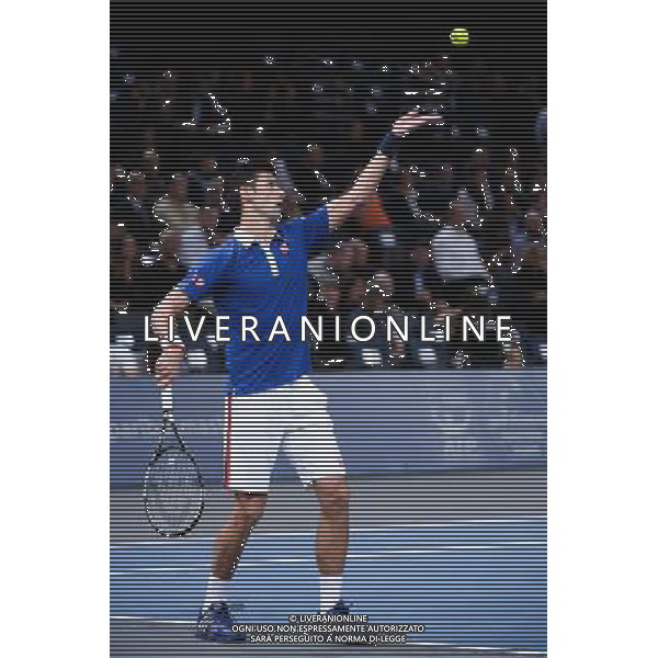 Novak DJOKOVIC - 05.11.2015 - Jour 3 - BNP Paribas Masters Photo : Nolwenn Le Gouic / Icon Sport /Agenzia Aldo Liverani S.a.s. - ITALY ONLY EDITORIAL USE ONLY