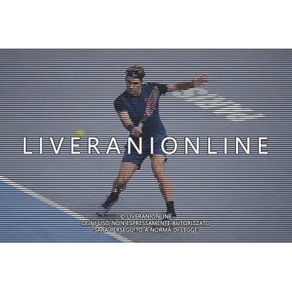 Roger FEDERER - 05.11.2015 - Jour 3 - BNP Paribas Masters Photo : Nolwenn Le Gouic / Icon Sport /Agenzia Aldo Liverani S.a.s. - ITALY ONLY EDITORIAL USE ONLY