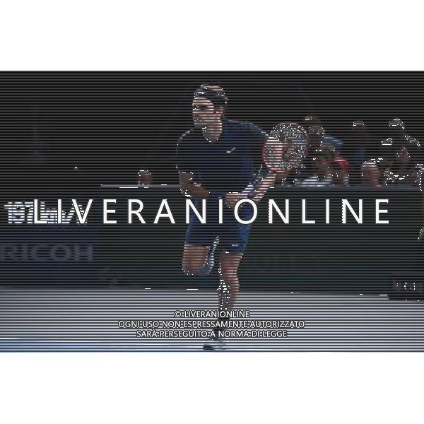 Roger FEDERER - 05.11.2015 - Jour 3 - BNP Paribas Masters Photo : Nolwenn Le Gouic / Icon Sport /Agenzia Aldo Liverani S.a.s. - ITALY ONLY EDITORIAL USE ONLY