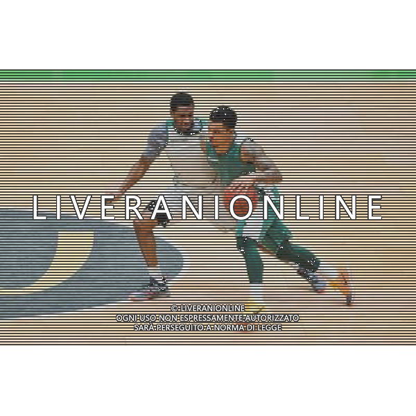 Racine Warren / TJ Campbell - 16.11.2015 - Entrainement de Nanterre - Pro A Photo : Anthony Dibon / Icon Sport AG ALDO LIVERANI SAS ONLY ITALY