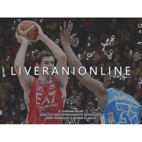 Beko Lega Basket Serie A 2015/2016 Giornata 15 Milano - 02.01.2016 EA7 Emporio Armani Milano-Banco di Sardegna Sassari Nella Foto:barac /Ph.Vitez-Ag. Aldo Liverani