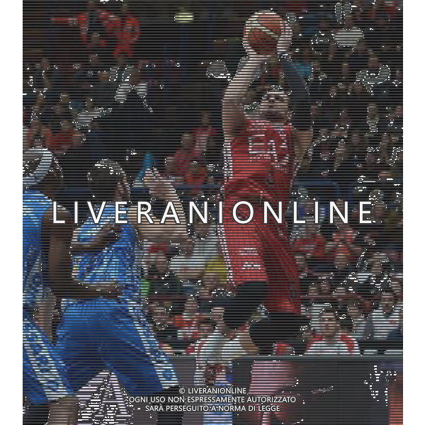 Beko Lega Basket Serie A 2015/2016 Giornata 15 Milano - 02.01.2016 EA7 Emporio Armani Milano-Banco di Sardegna Sassari Nella Foto:gentile /Ph.Vitez-Ag. Aldo Liverani