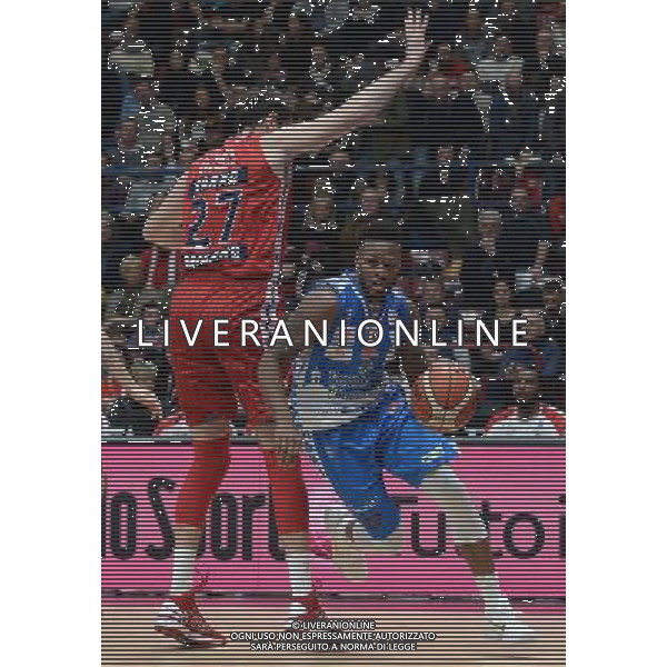 Beko Lega Basket Serie A 2015/2016 Giornata 15 Milano - 02.01.2016 EA7 Emporio Armani Milano-Banco di Sardegna Sassari Nella Foto:haynes-barac /Ph.Vitez-Ag. Aldo Liverani