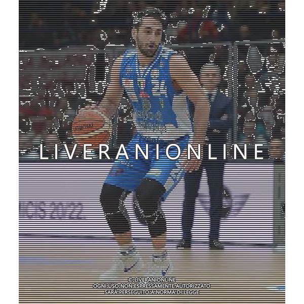 Beko Lega Basket Serie A 2015/2016 Giornata 15 Milano - 02.01.2016 EA7 Emporio Armani Milano-Banco di Sardegna Sassari Nella Foto:Stipcevic Rok /Ph.Vitez-Ag. Aldo Liverani