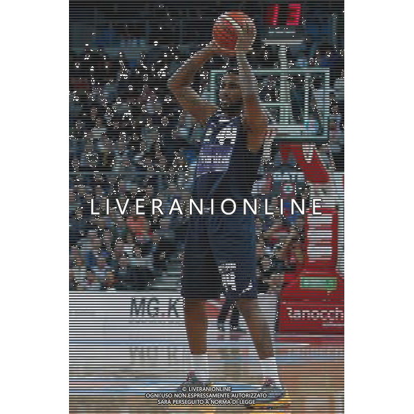 Lega Basket serie A, 15» giornata, Consultinvest Pesaro vs Manital Torino 04/01/2016 nella foto: IAN MILLER, MANITAL TORINO, ©CLAUDIO ZAMAGNI/AGENZIA ALDO LIVERANI S.A.S.